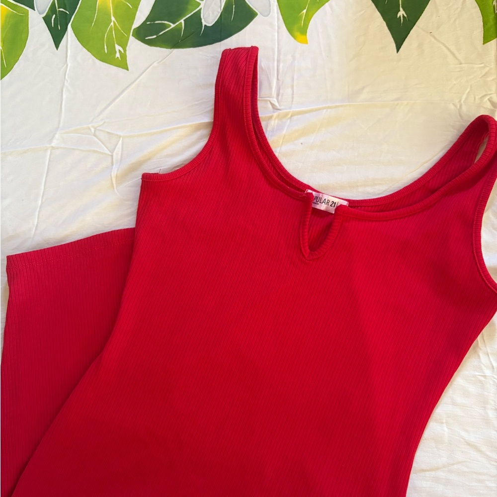Elegant Red Mini Dress